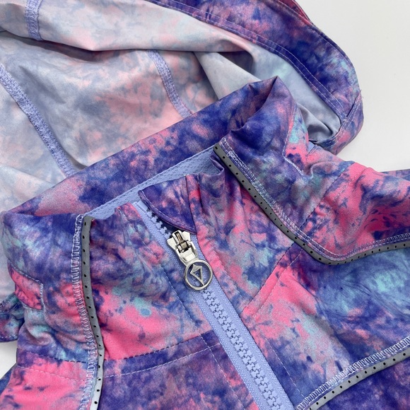 Ivivva Colorful Windbreaker Track Jacket Hooded - Picture 4 of 9